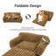 Canapé pour chat pour animaux de compagnie - Canapé-lit pliable pour animaux de compagnie à double couche, lit pour animaux de compagnie moyen et petit avec molleton en velours côtelé doux de qualité supérieure-149817698-149817703