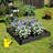 47.2" X 47.2" X 6.3"  Square Composite Raised Garden Bed（No bottom panel）-727643887
