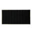 Velours rembourré, noir avec finition laiton moderne - aspect minimaliste, structure en métal, largeur de 25 po, hauteur du banc de 16 po, hauteur, largeur