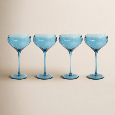 Boulder Ribbed Coupe Glass
