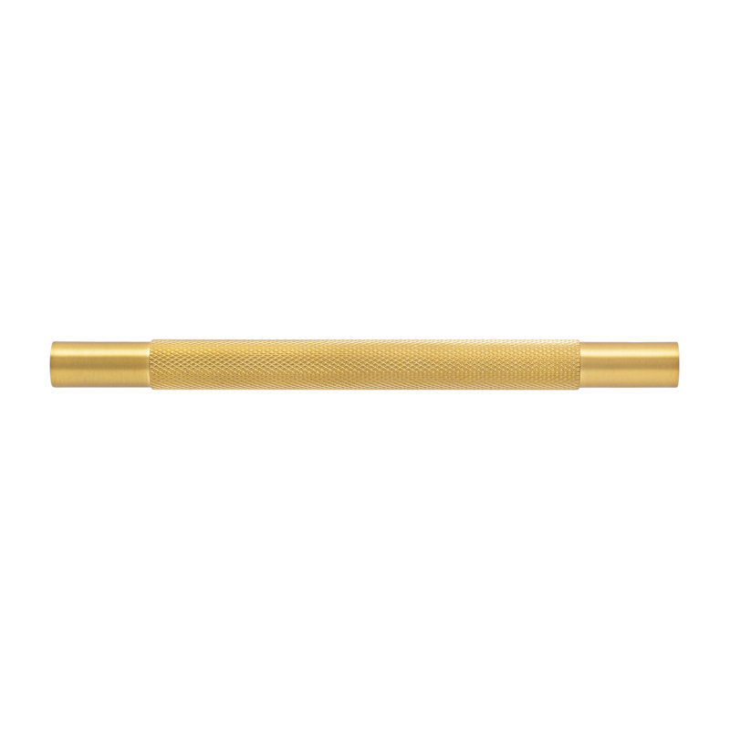 Verge Bar Pull, Brushed Golden Brass, 5 1/16''