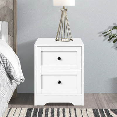 Jene 2 Drawer Bedside Table