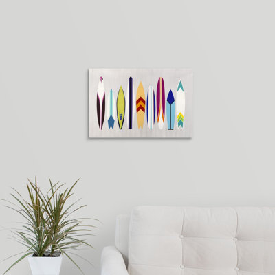 « surf on through », impression sur toile