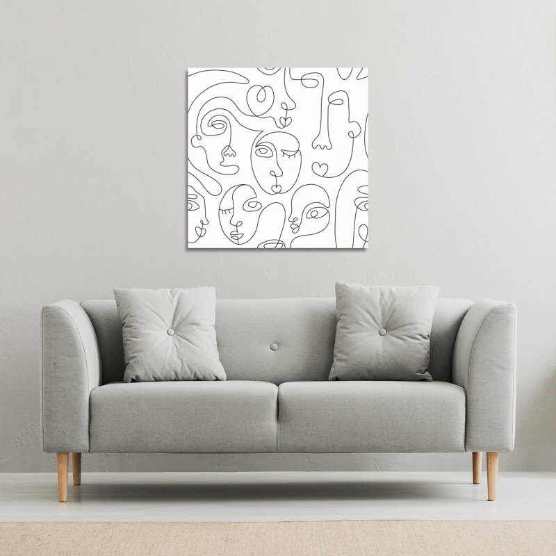 No Title by Andrew Lee - Wrapped Canvas Print