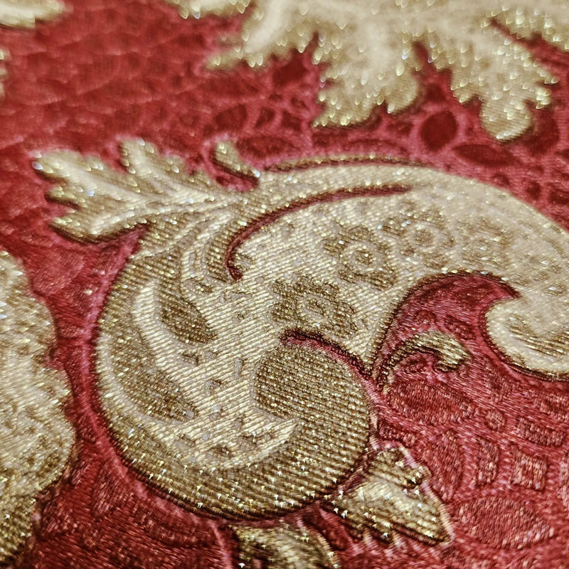 Papier peint texturé damassé asiatique