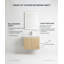 Ensemble de meuble-lavabo flottant avec lavabo et porte-serviettes en céramique 24 po Goodyo | Idée cadeau