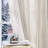Grommet Linen Semi-Sheer Striped Curtains-517036137-517036136