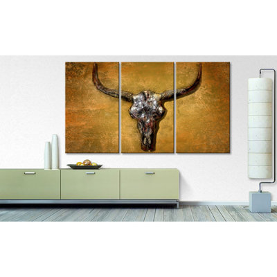 Texas Buffalo - Stretched On Wooden Frame Print on Canvas