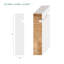Plinthe en bois massif 1 pièce moulée pour plancher, murs et plafond 11/16 po X P 5 1/2 po X P 96 po L 8 pi. Total-128569000-128950026