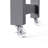 Extendable Kitchen Island With Metal Door & Storage Space - Grey Slide