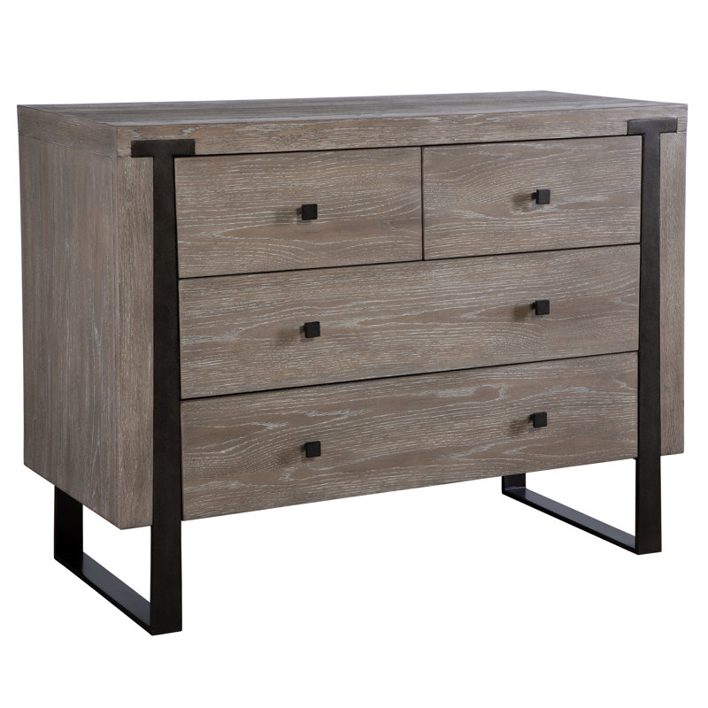 Commode d'appoint en chêne Kanheya