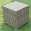 Ensemble de canapé modulaire d'extérieur en rotin et osier 4 pièces avec boîte de rangement-885138960-885138963