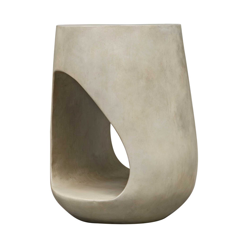 Uttermost Lithos Gray Outdoor Accent Table