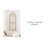 Amabelle Wall Art Plaque 16x46 White, Natural
