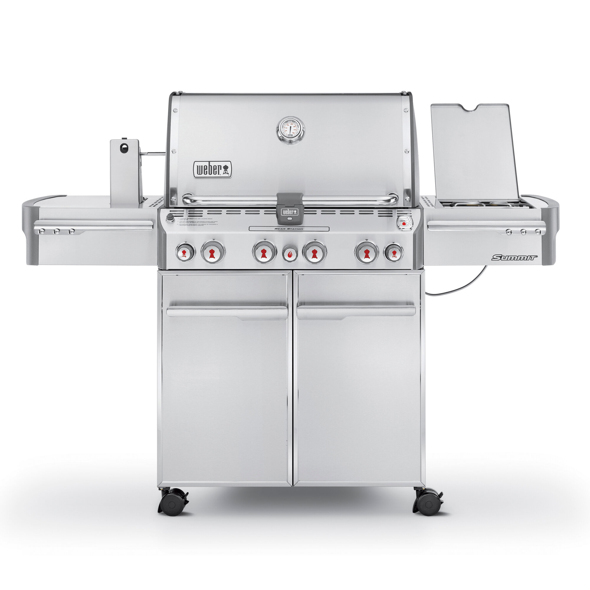 Weber Summit S-460 Built-In Gas Grill - Natural Gas – BBQ Island - Grills  and Smokers