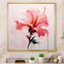 «Coral Elegance Single Rose Rose Blossoming» sur impression sur toile