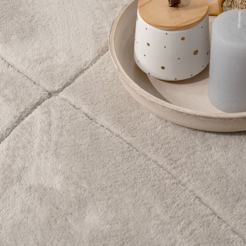 Ishpeming Solid Colour Area Rug, Rectangular 60 x 100cm