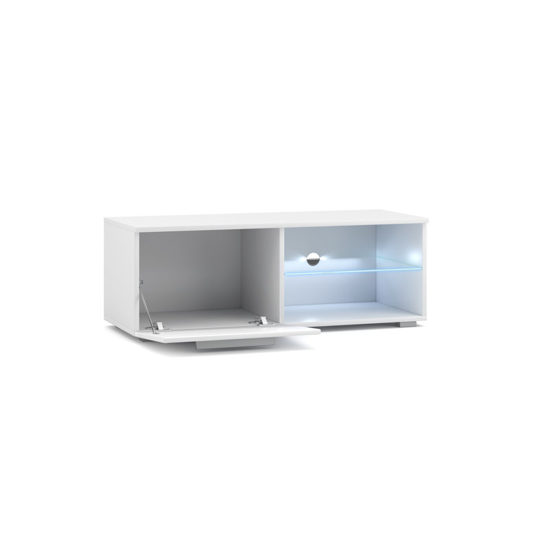 Barton-upon-Humber TV Stand for TVs up to 43", White/Grey