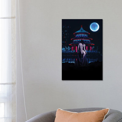 Night Swim by Gab Fernando - Wrapped Canvas Gallery-Wrapped Canvas Giclée