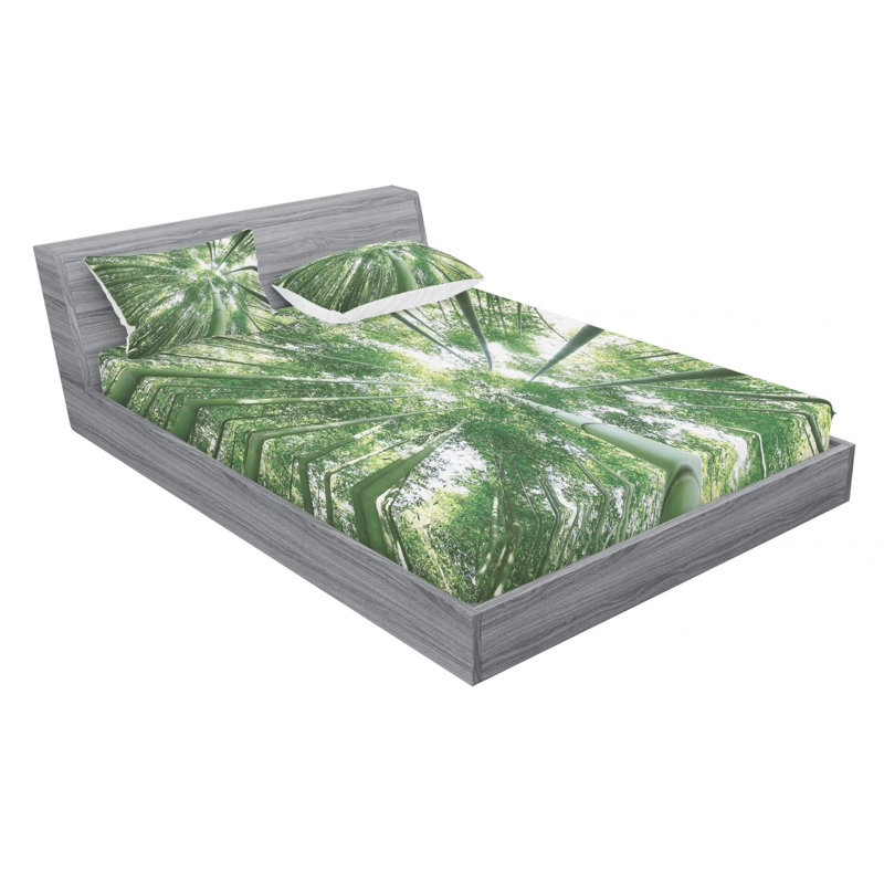 Microfiber Sheet Set, Queen Sheet Set with Fitted Sheet