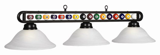 Brough 3 - Pool Table Billiard Ball Linear Pendant By RAM Game Room