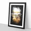 Sunrise at Tenby Beach in Wales - Framed Print-56742500-56742501