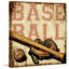Baseball par samedi soir, reproduction sur toile tendue-15060330