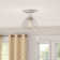 Cardiff Glass Semi Flush Mount
