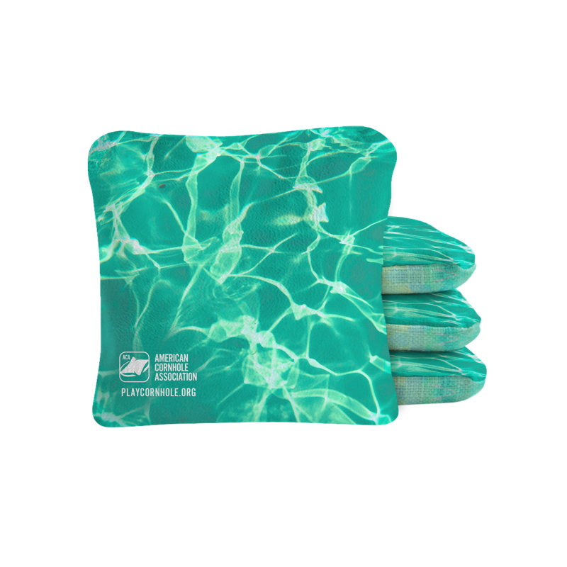 Teal Waves Synergy Pro Cornhole Bags