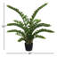 Buisson artificiel zamifolia zen vert en pot-73295409