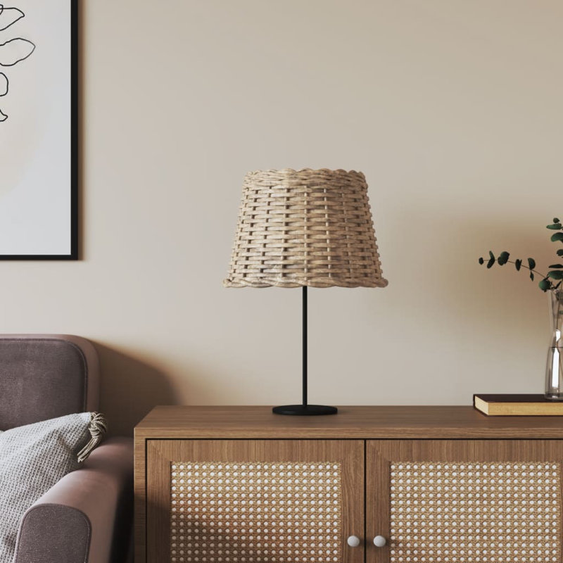 Empire Lamp Shade ( Screw On ), Brown, 20cm H x 30cm W x 30cm D