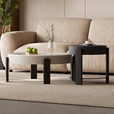 Modern Crystal Coffee Table Set