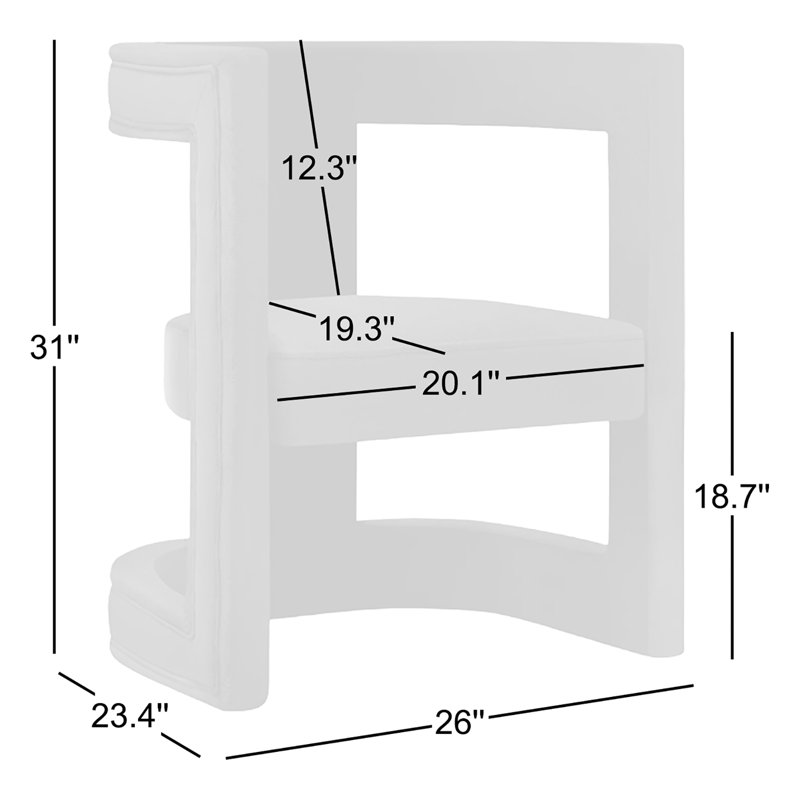 Baadur Dixon Solid + Manufactured Wood Trestle Dining Table, Light Gray Velvet