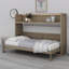 Lit escamotable simple TG avec bureau, lumière DEL et station de charge USB, lit escamotable-1149306840