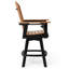 Fauteuil bar pivotant Kevin Adirondack, noir-130679232-130679239