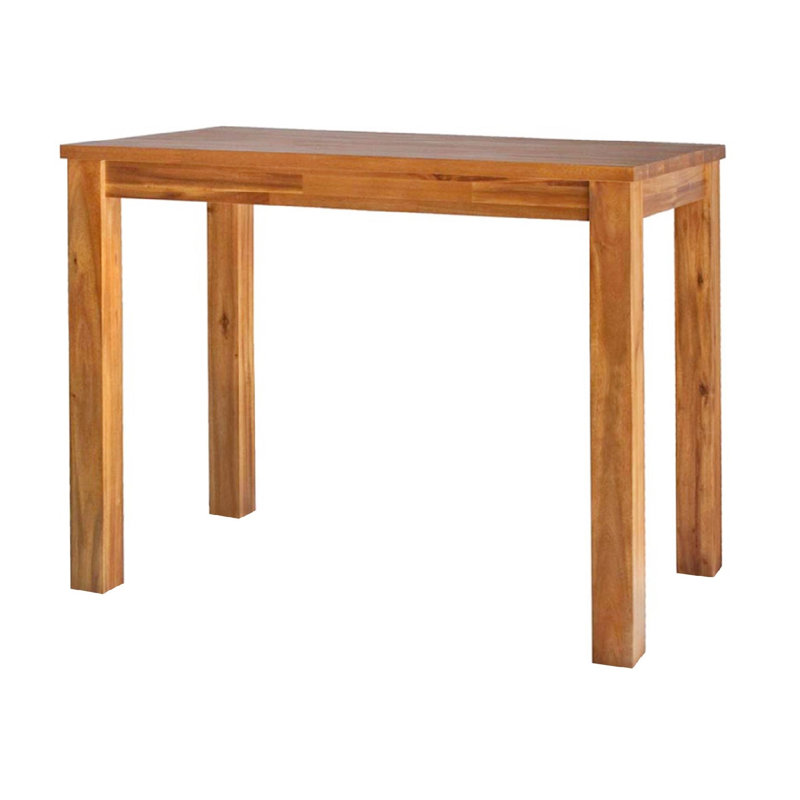 Damascus Acacia Solid Wood Dining Table, Amber, 36" H x 28" W x 47" L