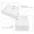 21" x 16" White Vitreous China Rectangular Wall Mount Bathroom Sink with Overflow and Single Faucet Hole, Floating Sink with 1.75" Drain and Top Shelf