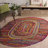 Pamphile Hand Woven 0.8 Cotton, 0.2 Jute Southwestern Rug-1468863809