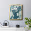Toile encadrée de qualité supérieure Moon Gazer IV - prête à être accrochée-681548788-681548795