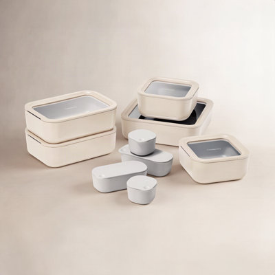Caraway 14-Piece Glass Food Storage Set