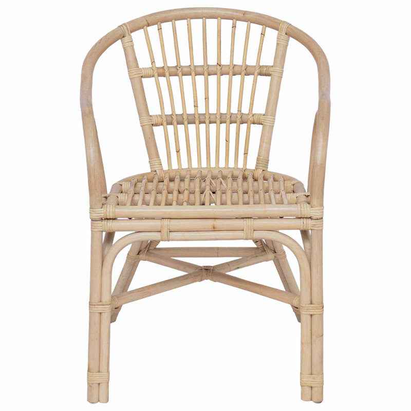 45cm H Stacking Dining Chair, Natural