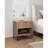 Dumbo 20" Fluted Nightstand In Golden Brown (1-Drawer)-1086365378