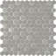 11.8" X 12" Recycled Glass Hexagon Polished Mosaic Tile-60758579