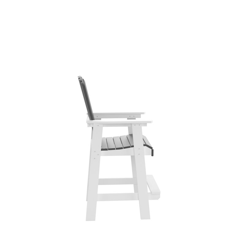 Ensemble de chaises de bar en PEHD d'extérieur, idéal pour divers espaces de loisirs