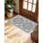 Washable Area Rug for Living Room, Bedroom, Dining, Vintage, Non-Slip, Stain-Resistant, Grey-1992101142