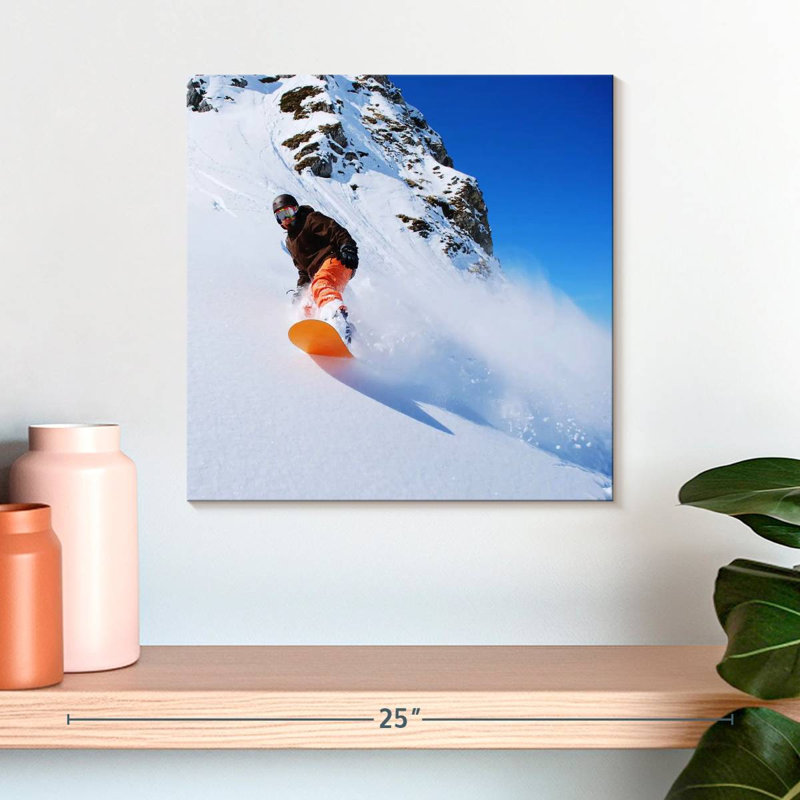 Snowboard Sirpi Steep Mountain, H 16 po x l 16 po