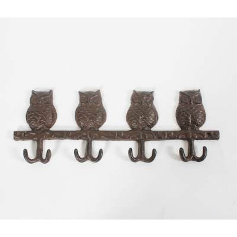 Cesare Metal Wall 8 - Hook Wall Mounted Coat Rack
