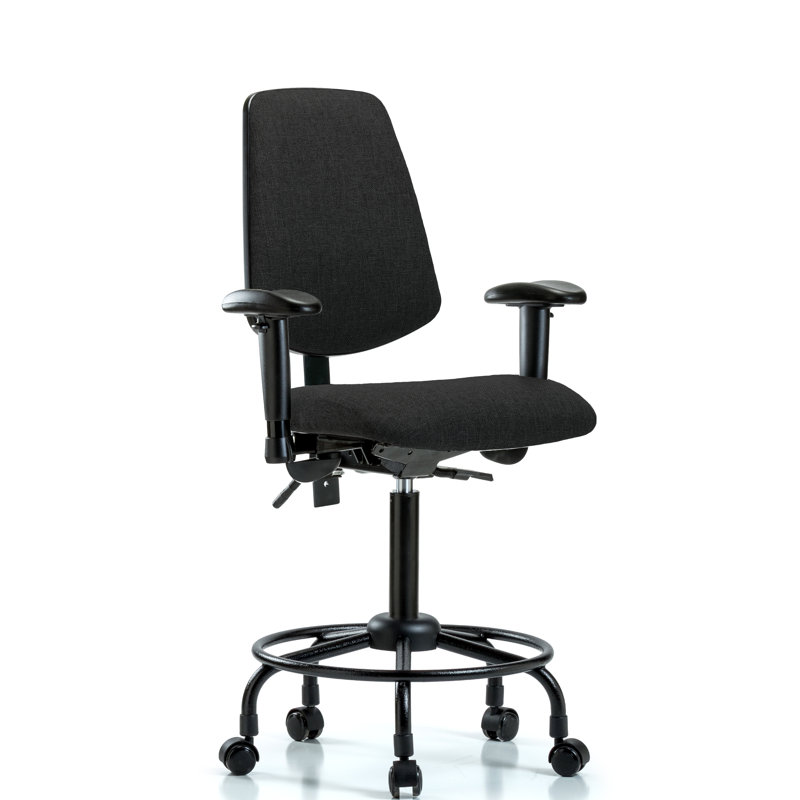 Chaise de dessinateur Eilidh, Noir, Inclus