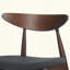 Ensemble de table de salle à manger 5 pièces, 1 table et 4 chaises, structure en bois d'hévéa, dossier ergonomique, chaises rembourrées-1919999316-1919999317