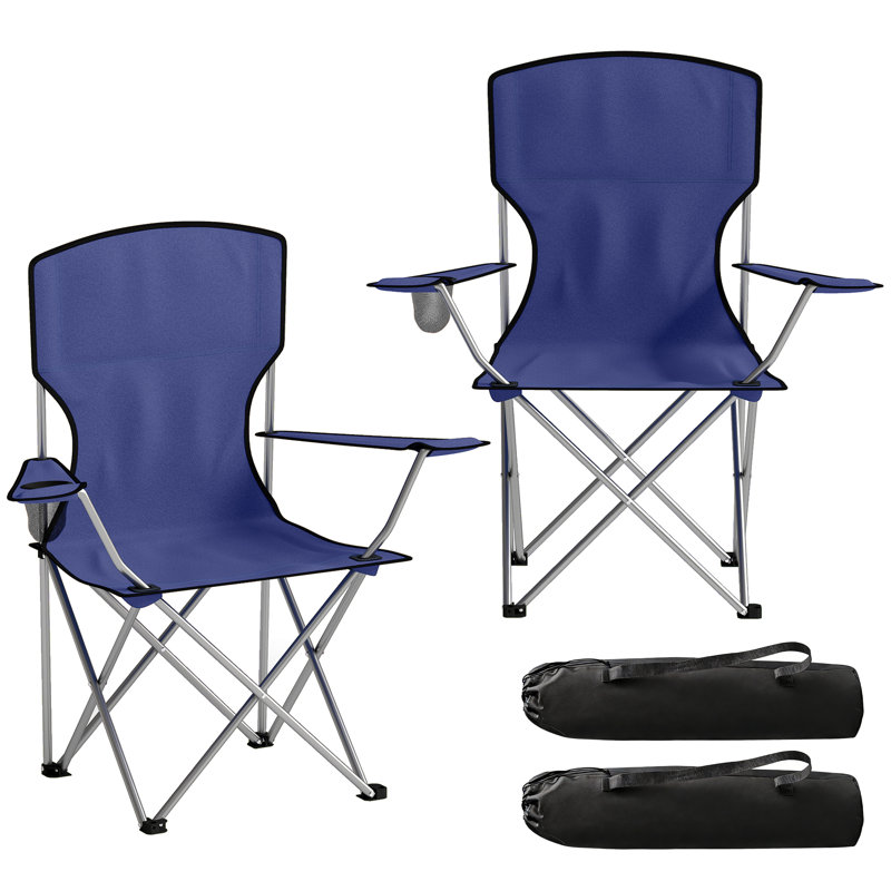 Folding Camping Chair, Blue